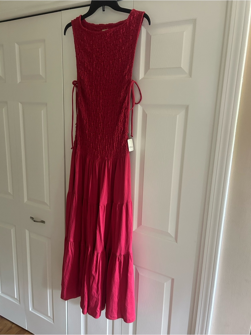 FREE PEOPLE by free-est Sterling Maxi Dress In July Red Size Small- NWT! - Picture 5 of 11